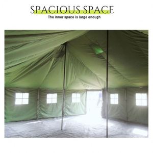 Tente de camping en toile africaine Chenya CY22-2, abri safari à deux poteaux, une chambre, quatre saisons, imperméable 3000 mm, pour 6 à 20 personnes, vente en gros - Product Image 4