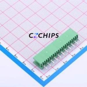 JL396V-39611G01 Plug-in Terminal Block Through hole,P=3.96mm Connector Board-to-Board / Socket - Open 1x11P 3.96mm Green - Product Image 2