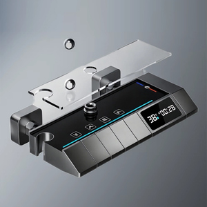 Không Gian Nhôm Hiển Thị Kỹ Thuật Số Vòi Hoa Sen Đặt Súng Grey Đàn Piano Thông Minh Điều Khiển Phím Gốm Van Mềm Mưa Massage Máy Bay Phản Lực - Product Image 3
