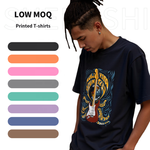 SSC Team's 100% Coton 320g Pigment Wash Rétro Surdimensionné O-cou Hip Hop Doux T-shirt avec Logo Personnalisé T-shirt En Vrac - Product Image 1