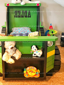 Cartoon <strong>Car</strong> <strong>Single</strong> <strong>Bed</strong> for Kids' Room Creative Personalized <strong>Bed</strong> for Boy Multi-functional Storage <strong>Bed</strong> for Boys' Bedroom - Product Image 4