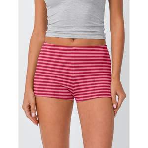 2025 Trendy Micro Low Rise <b>Striped</b> Boxer Queen Pajama <b>Shorts</b> Comfortable Spandex Summer Lounge Sleepwear S-XL <b>Women's</b> Comfy - Product Image 1