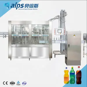 Ligne de production automatique de boissons gazeuses soda machine de remplissage