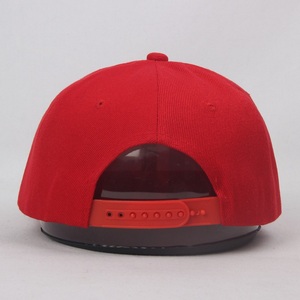 Adjustable <strong>Flat</strong> Hip Hop <strong>Hats</strong> Plain 6 Panel Blank Custom Snapback Caps <strong>Hat</strong> With Embroidery Logo - Product Image 6