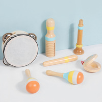 Children's Wooden Musical Instrument Set Kindergarten Vocal Music Enlightenment Science Education Music Toy