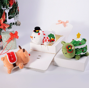 Juguete de Peluche Navideño, Suave y Lavable, Relleno de Algodón PP, Lindo Reno de Peluche, Juguete de Peluche de Papá Noel para Niña - Product Image 3