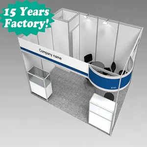 Customize Exhibition Display Booth with Changing room for Vietnam Textile and Apparel Accessories Exhibition