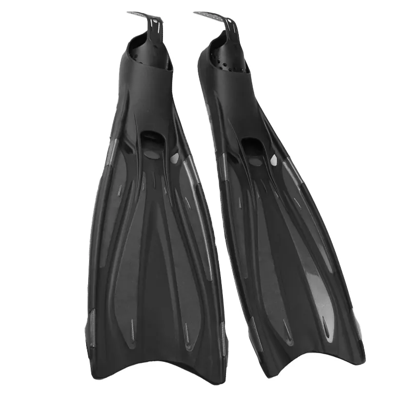 High Quality Eco-friendly Silicone Long Blade TPR Foot Pocket Freediving scuba diving flippers Blade Long Fins Dive Fins