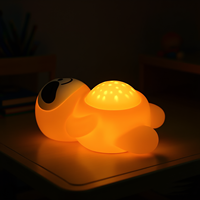 Lampe projecteur étoile en silicone personnalisable veilleuse LED au toucher doux pour enfants bébé bruit blanc Machine cadeau de douche