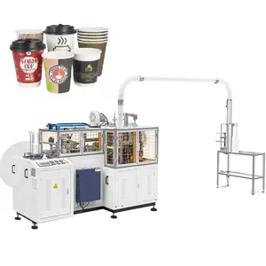 MB-C12 New Trend Design 1 Year Warranty Overseas Service Automatic Coffee Biodegradable Paper Cup Making Machine