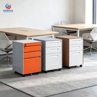 Gabinete Lateral de Acero Industrial Moderno con 2 Cajones, Organizador de Almacenamiento de Archivos para Oficina, Uso Comercial, Exterior y Cocina