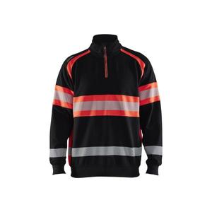 BLAKLADER - 355311589955XXL Pull haute visibilité Noir/Rouge-EAN 7330509830918 HI-VIS WORKWEAR - Product Image 1