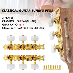 Alice-Afinadores <span class=keywords><strong>de</strong></span> <span class=keywords><strong>Guitarra</strong></span> Clavijas <span class=keywords><strong>de</strong></span> Afinación, Relación <span class=keywords><strong>de</strong></span> Engranaje 1:14, Clavijas <span class=keywords><strong>de</strong></span> <span class=keywords><strong>Guitarra</strong></span> Clásica para <span class=keywords><strong>Cuerdas</strong></span> <span class=keywords><strong>de</strong></span> Nailon - Product Image 3
