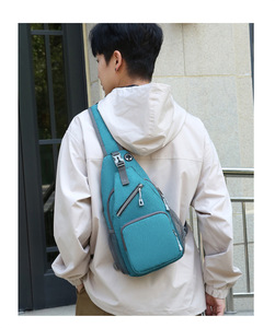 Nueva Bolsa Bandolera Multifuncional para Exteriores, con Cierre, Impermeable, para Correr, Gimnasio, para Hombre - Product Image 5