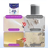 Peinture extérieure réfléchissante pour Bunkerway | Résiste à 50 ℃ | Anti-fissuration pour le béton et le stuc | Économie d'énergie