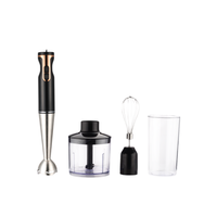 Mixeur Plongeant Électrique en Acier Inoxydable pour Usage Domestique et Hôtelier 400W 2 Vitesses Facile à Nettoyer