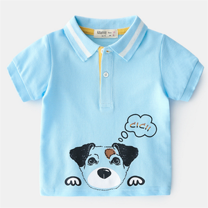 Vêtements en gros pour l'été, t-shirts polo en coton à manches courtes imprimés pour garçons, provenant d'un fournisseur chinois - Product Image 3