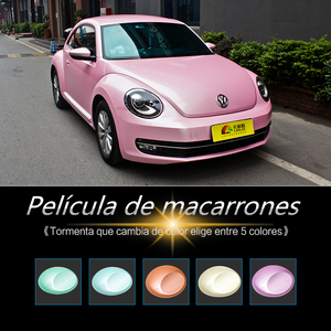 Venta caliente CARLAS Macaroon de la película para coche y de la motocicleta envoltura de vinilo de la etiqueta engomada del coc - Product Image 2