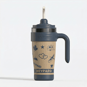 กระติกน้ำสุญญากาศสแตนเลส 316L ขนาด 40 ออนซ์ แบบกำหนดเอง ปราศจากสาร BPA ผนังสองชั้น พร้อมหูจับและหลอดดูด เก็บอุณหภูมิได้นาน 24 ชั่วโมง - ทันสมัย - Product Image 2