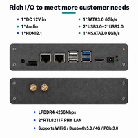 Mini PC industriel sans ventilateur Rockchip RK3576 DC12V 2.1 2.5 pouces SATA 3.0 WIFI6 4K 120HZ Garantie de 3 ans Mini PC sans ventilateur