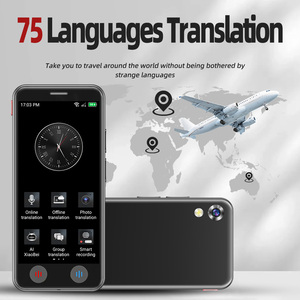 VORMOR A40 Smart 4G AI Traductor de voz inteligente Pantalla de 5,0 pulgadas Control táctil Traductor simultáneo de voz instantánea - Product Image 3