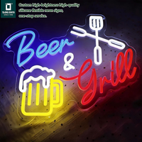Bande lumineuse LED néon RGB flexible et étanche pour décoration extérieure de fête de bière