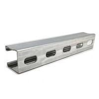 Perfil de Acero al Carbono ASTM P1100 Unistrut 1 5/8x1 5/8 12 Ga 10ft 20ft con Ranuras, Servicios de Corte, Doblado y Soldadura