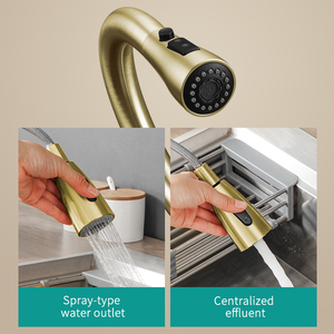 Rubinetto da <span class=keywords><strong>Cucina</strong></span> in Acciaio Inox 304 con Finitura Spazzolata, Resistente alla Corrosione, <span class=keywords><strong>Miscelatore</strong></span> Monocomando, Vendita Diretta dalla Fabbrica - Product Image 2