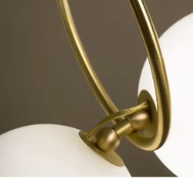 Zèle éclairage vente chaude ampoules pendantes dans la salle d'exposition or acrylique nordique suspension - Product Image 3
