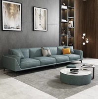 Modernes Großes Ecksofa-Set aus Leder für Wohnzimmermöbel – Individuell Anpassbare Eckcouch