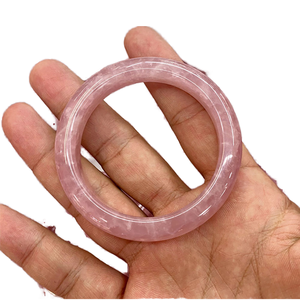 กำไลคริสตัลโรสควอตซ์ธรรมชาติคุณภาพสูงจากมาดากัสการ์สำหรับตกแต่งธีมความรักสำหรับงานรับปริญญา - Product Image 4