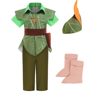 Disfraz de Peter Pan para niños, personaje de Anime, fiesta, juego de rol y actuación, trajes de vestir para niños - Product Image 6