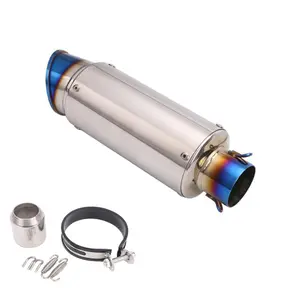 <span class=keywords><strong>Silencieux</strong></span> d'échappement de moto universel pour Nmax CRF 230 Z750 CB400 <span class=keywords><strong>ER6N</strong></span> GY6 - Product Image 1