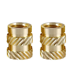 Nhà Sản Xuất Tùy Chỉnh <span class=keywords><strong>Brass</strong></span> M1 M1.2 M1.4 M1.6 M1.7 M2 <span class=keywords><strong>Threaded</strong></span> Chèn Có Knurled Nut Cho Nhựa Mạ Kẽm Kết Thúc - Product Image 6