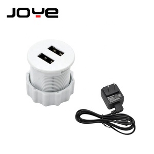 Chargeur USB rapide universel 10W rond 5v 2.1A intégré au bureau, au canapé, <span class=keywords><strong>mini</strong></span> - Product Image 1