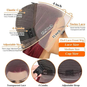 วิกผมบ๊อบแบบ<span class=keywords><strong>ต</strong></span>รงเวียดนาม Super Double Drawn Bone Straight 13x4 Hd Lace Front พร้อมผมแท้ 100% สีน้ำตาลช็อก<span class=keywords><strong>โก</strong></span><span class=keywords><strong>แล</strong></span><span class=keywords><strong>ต</strong></span> - Product Image 5