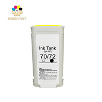 Cartucho de tinta compatible con HP 72 Cartucho de tinta HP 70 para impresora plotter HP T1100 T790 T770 T610 T795 Cartucho de tinta de color negro