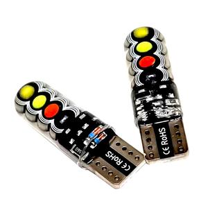 Ampoule LED T10 COB RGB W5W 8SMD 194 168, Lampe Stroboscopique Universelle pour Voiture, Couleur d'Origine, Lumière de Positionnement - Product Image 3