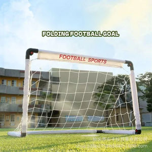 But <span class=keywords><strong>de</strong></span> football portable et pliable avec cadre en acier, poteaux en fibre <span class=keywords><strong>de</strong></span> verre et filet durable pour l'entraînement extérieur des enfants - Product Image 2
