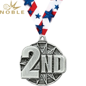 Edle 1. Platz medaille mit Star Striped Ribbon Sports Award für Wettbewerbe 1. bis 6. Rang Medaillen - Product Image 3