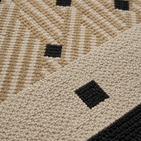 Vintage Style Area Rug Wipeable Easy Clean Stain Resistant Carpet Custom Living Room Non-slip Wear-resistant Waterproof OEM Rugs