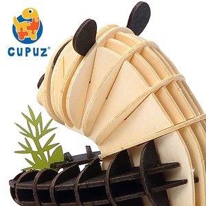 Mới nhất <span class=keywords><strong>3D</strong></span> đầy màu sắc <span class=keywords><strong>Panda</strong></span> giấy mô hình câu đố, tùy chỉnh động vật mô hình câu đố tự lắp ráp DIY Craft Set quà tặng cho cậu bé gái & người lớn - Product Image 5