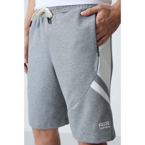 Shorts Tommylife pour homme, coupe standard, gris chiné, coton respirant, décontracté, taille S - Product Image 5