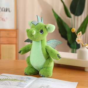 Peluche de Dragones y Dinosaurios - Animal de Peluche - Compañero Reconfortante - Peluche de Animal Ultra Suave - 22 cm 4 Colores Surtidos Dragones - Product Image 5