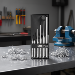 Usag Chisel Set 6 Pc Steel Precision Metalworking <b>Tools</b> - Product Image 3
