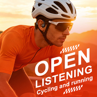 Écouteurs sans fil à conduction osseuse AOC en gros, casque sport avec microphone, son stéréo, longue autonomie, OEM ODM