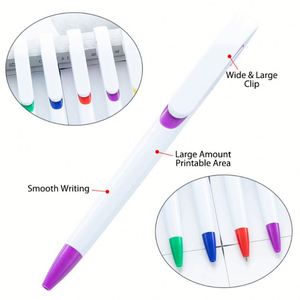 Nuevo Bolígrafo Promocional con Clip Grande, Económico, de Colores, para Regalo Publicitario, de Plástico, con Logotipo Personalizado - Product Image 3
