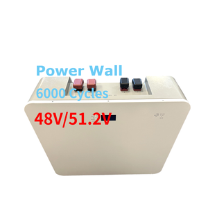 Batería de pared de energía solar Smart BMS 6000 ciclos LiFePO4 batería 5.12KWh 48V 51,2 V 100AH sistema de almacenamiento de energía solar para el hogar - Product Image 3