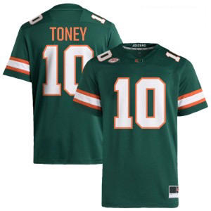 2026 Neue Großhandels-Miami Hurricanes 11 Beck 10 Toney 0 Marion 26 Taylor Hochwertige Genähte Limitierte American Football Uniform - Product Image 4