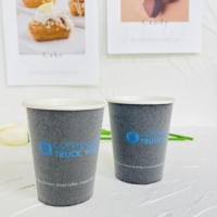 Gobelet en papier compostable écologique à paroi unique personnalisable biodégradable et réutilisable avec mousse imperméable pour le vin